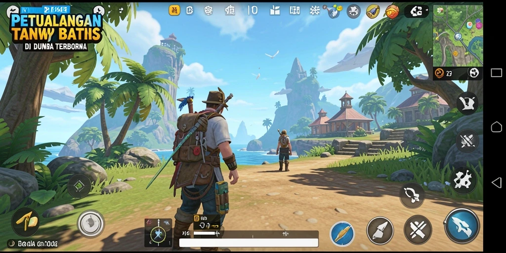 Tampilan seru gameplay Open World di 234E dengan eksplorasi yang mengasyikkan.