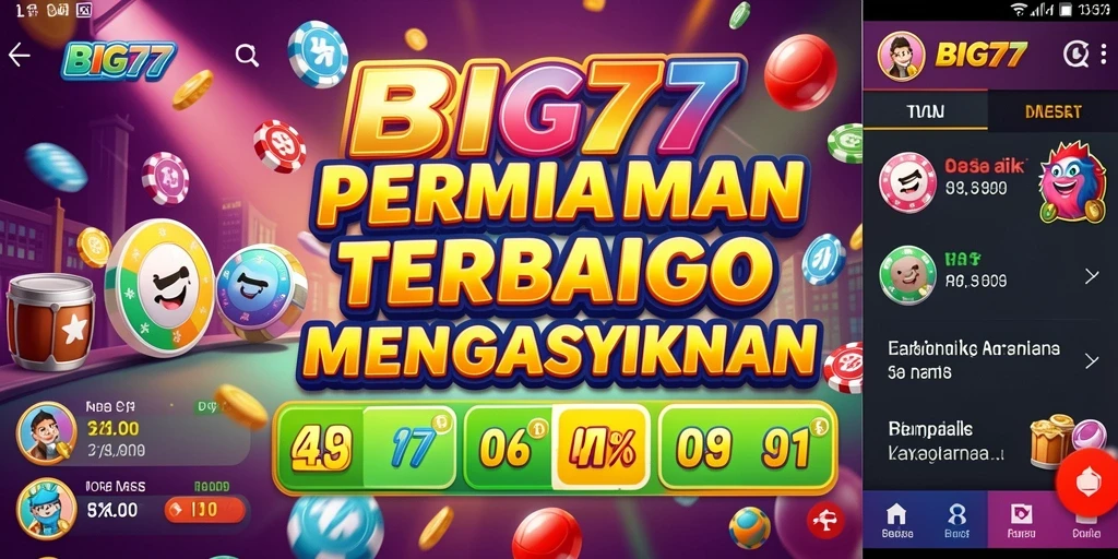 Screenshot menarik dari gameplay BIG77 yang seru dan menyenangkan.