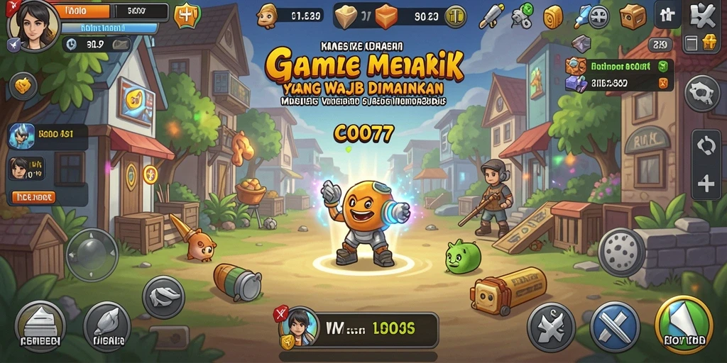 Screenshot utama C0077 menampilkan gameplay Idle yang mengasyikkan.