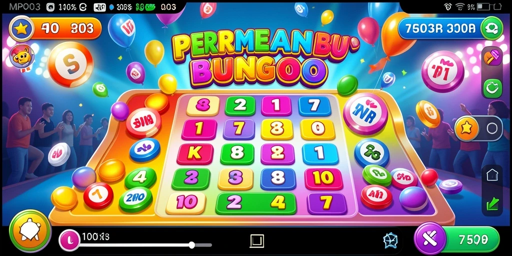 Gambaran gameplay seru dalam permainan Bingo MPO303.