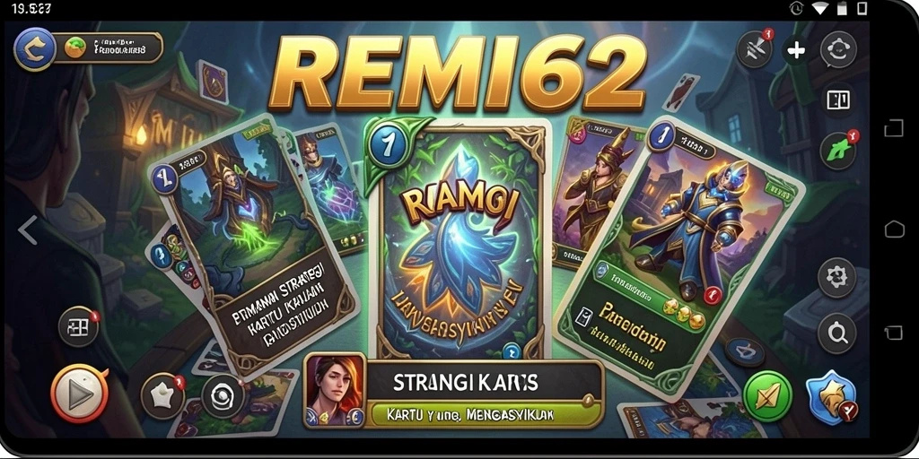Tampilan gameplay menyenangkan di <strong>REMI62</strong>, penuh tantangan dan strategi.