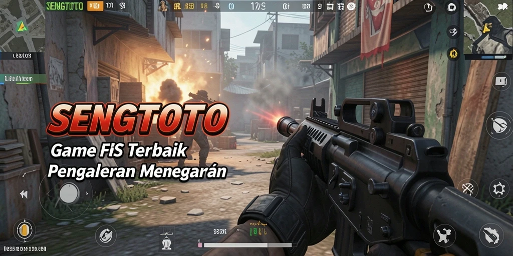 Screenshot gameplay SENGTOTO yang menunjukkan aksi menegangkan dalam FPS.