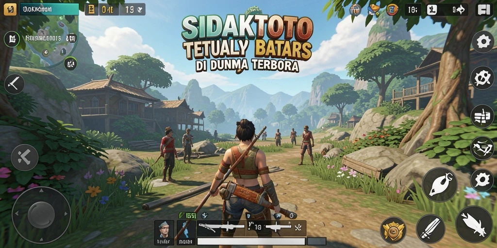 Tangkapan layar gameplay <strong>SIDAKTOTO</strong> yang menampilkan petualangan di dunia terbuka.