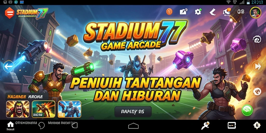 Tampilan gameplay seru di STADIUM77 menghadirkan tantangan menegangkan.